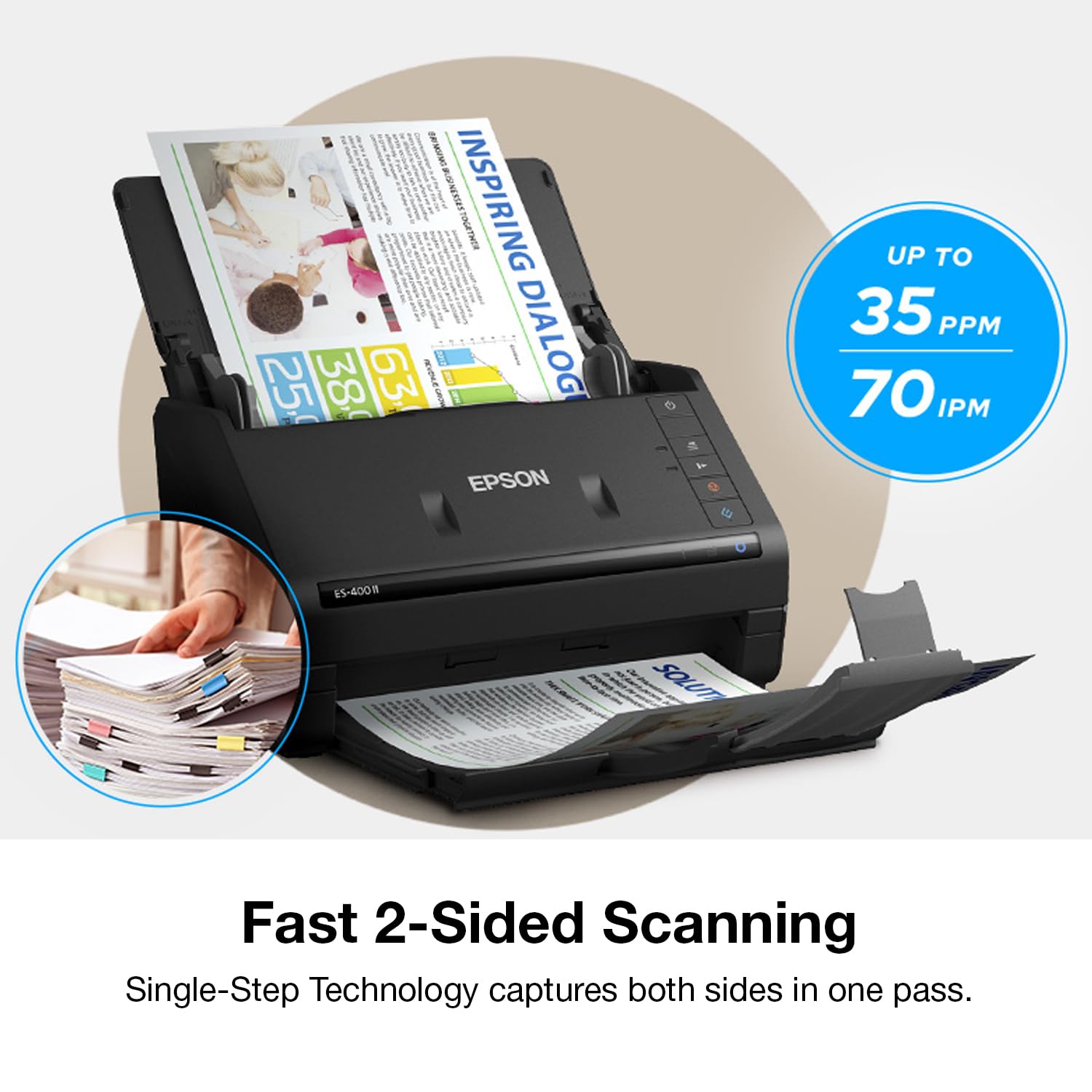 Amazon.co.jp：Epson(エプソン) Workforce ES-400 II カラー